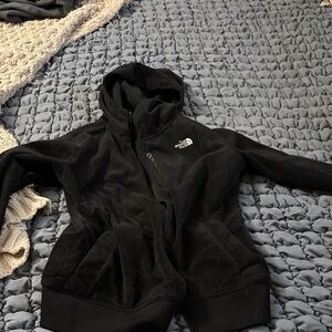 The North Face Black Hooded Fleece Jacket